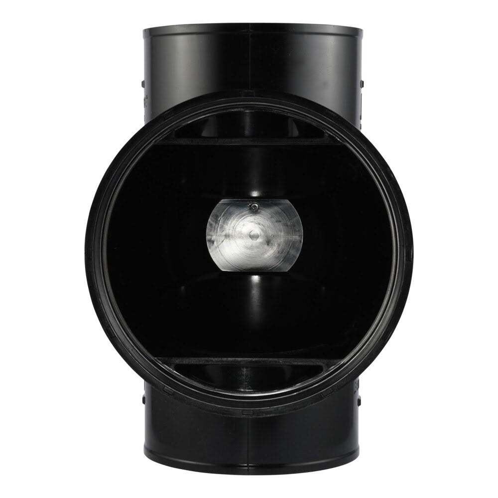 HoldRite TRPVCNH6 6 in PVC No Hub DWV Test Cleanout Tee Only - 2