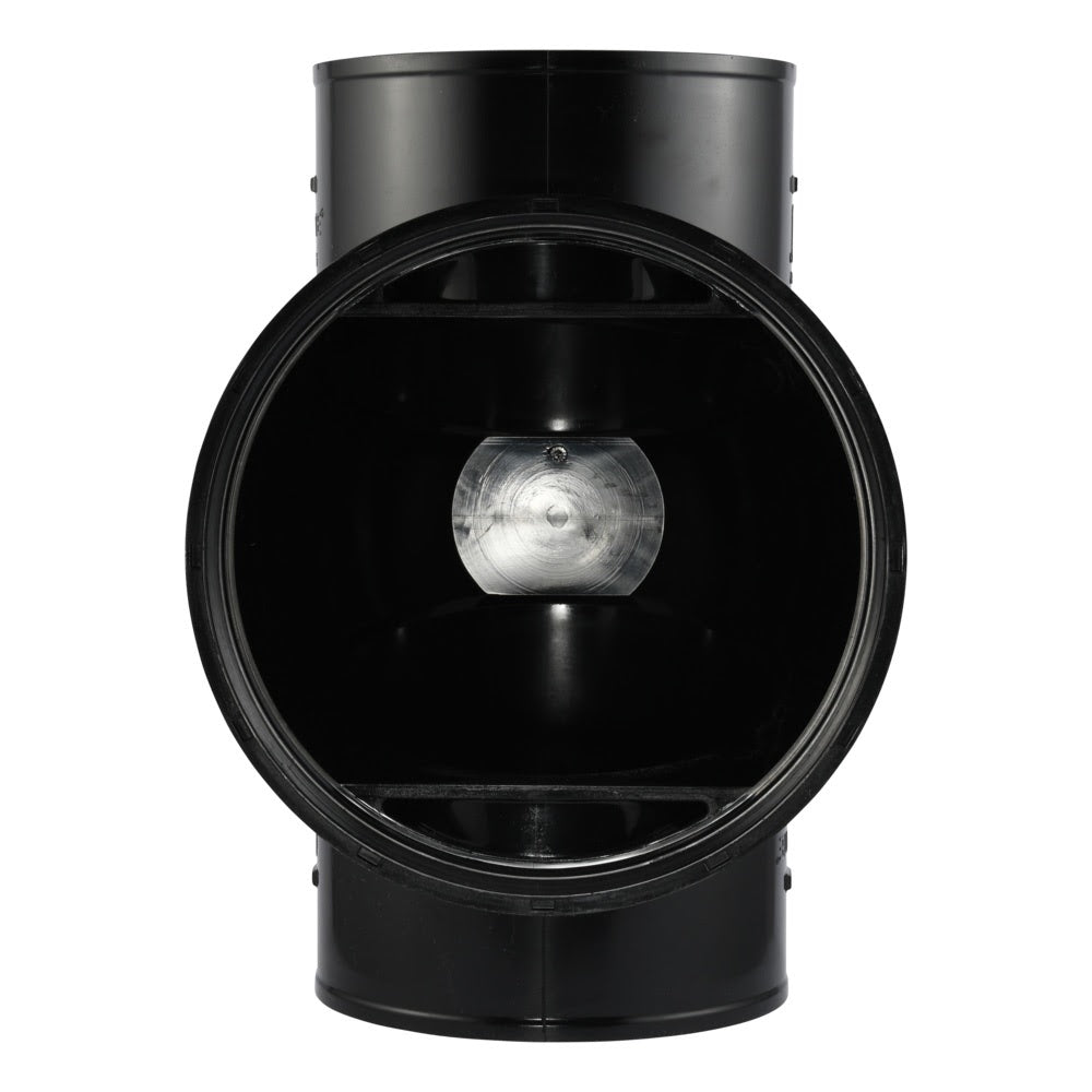 HoldRite TRPVCNH6 6 in PVC No Hub DWV Test Cleanout Tee Only - 2