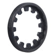 HoldRite TRSPVCNH2 2 in Black PVC No Hub Spanner Ring for TestRite DWV Test Cleanout Tee