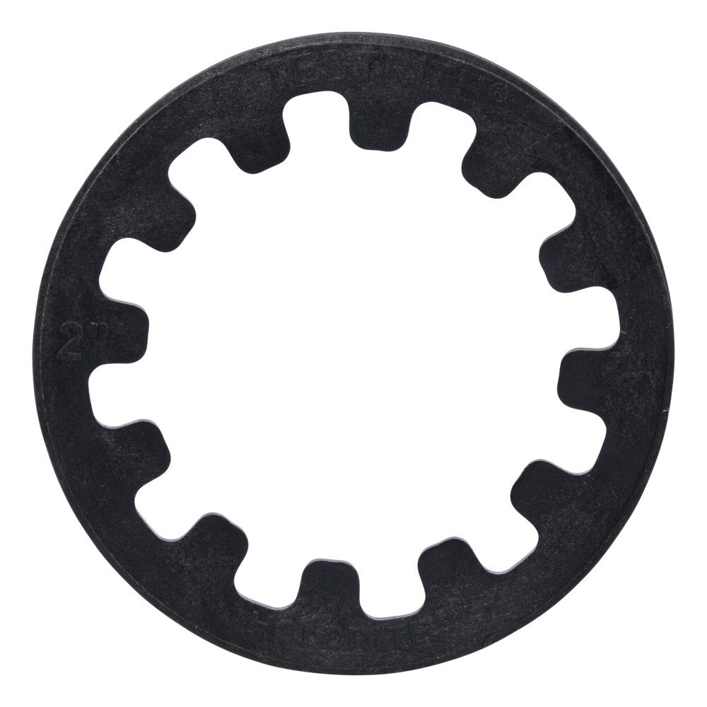 HoldRite TRSPVCNH2 2 in Black PVC No Hub Spanner Ring for TestRite DWV Test Cleanout Tee - 3