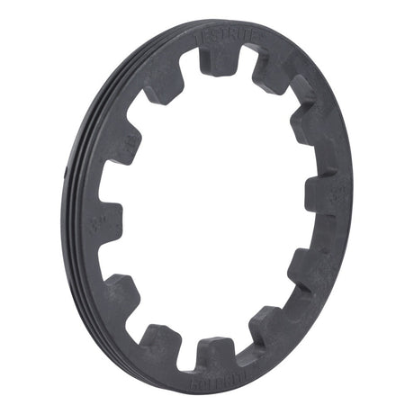 HoldRite TRSPVCNH3 3 in Black PVC No-Hub Spanner Ring for TestRite Test Cleanout Tee