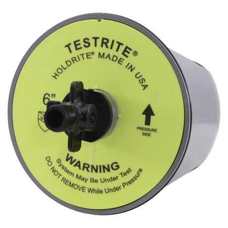HoldRite TRW6V 6 in TestRite Test Wedge with Valve for DWV Testing