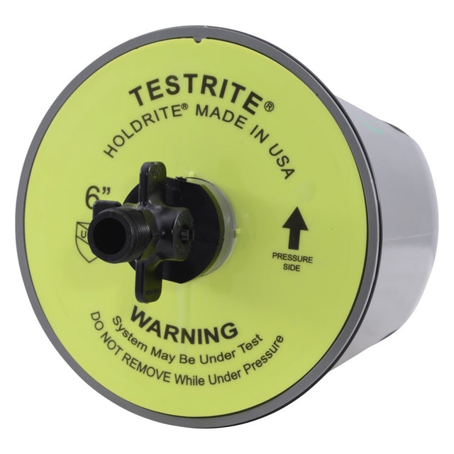 HoldRite TRW6V 6 in TestRite Test Wedge with Valve for DWV Testing