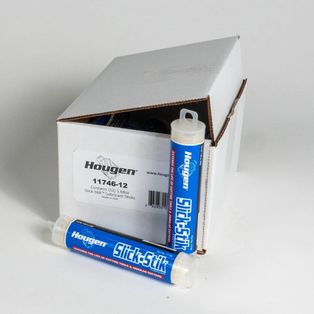 Hougen 11746-12 Slick Stik Mini Lube Stick Lubricant for Annular Cutters 1.68 oz (12 Pack) - 2