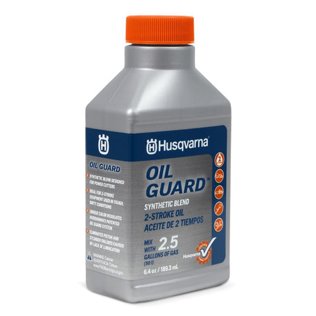 Husqvarna 540254201 6.4 oz 2 Stroke Oil Guard 2 Cycle Oil for 1 to 2 1/2 Gal Gas