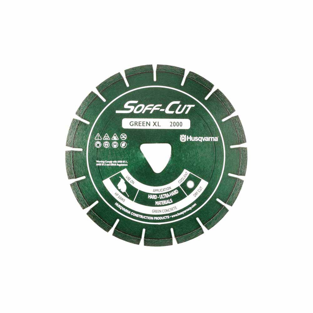 Husqvarna 542777006 Elite Soff-Cut XL 2000 Blade for Green Concrete Cutting