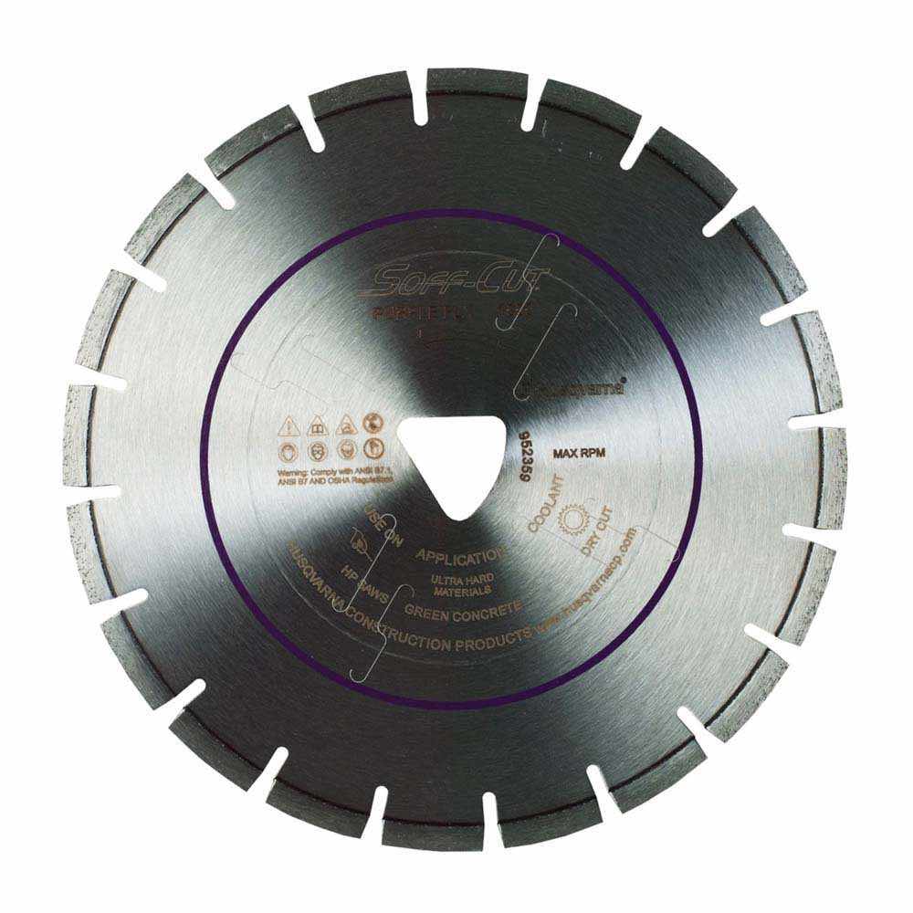 Husqvarna 575383205 FLX14-1000 Blade/Skid Plate for Medium to Hard Aggregate Cutting