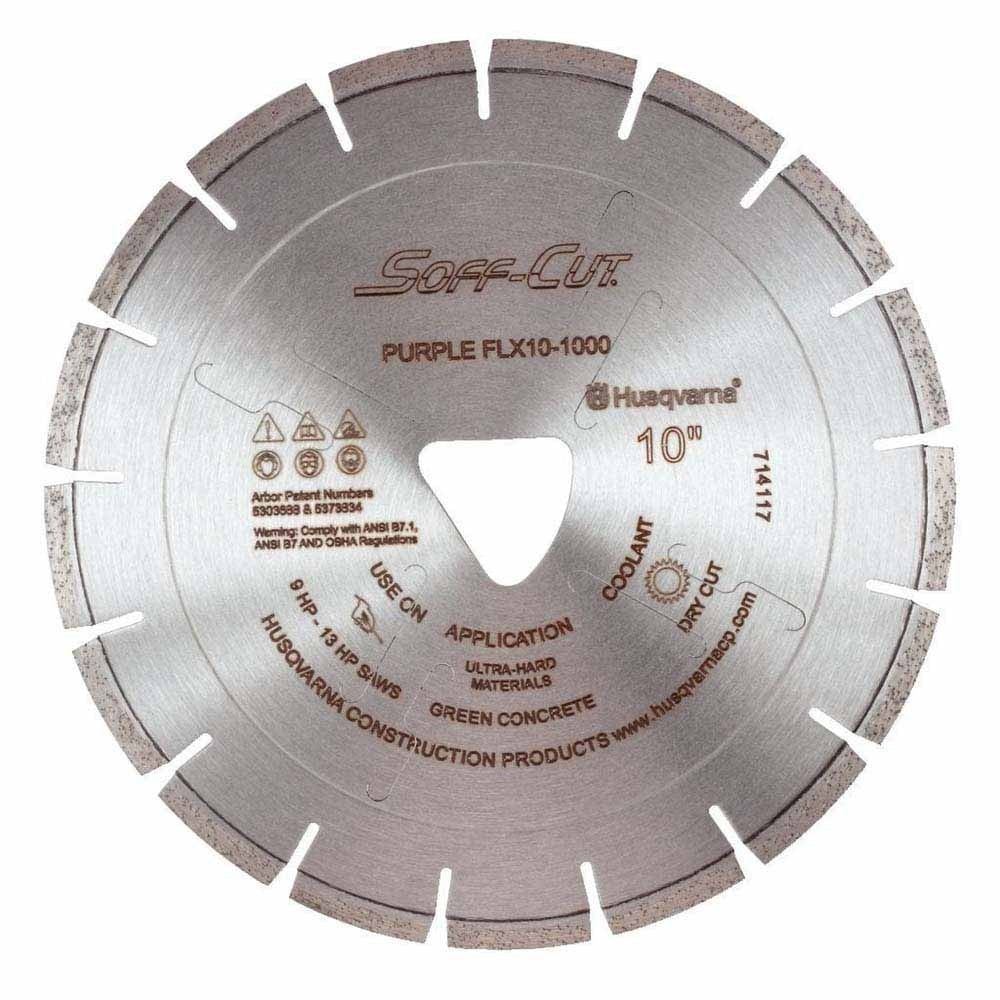 Husqvarna 575383221 FLX6-1000 Blade with Skid Plate for Ultra Early Entry Cutting