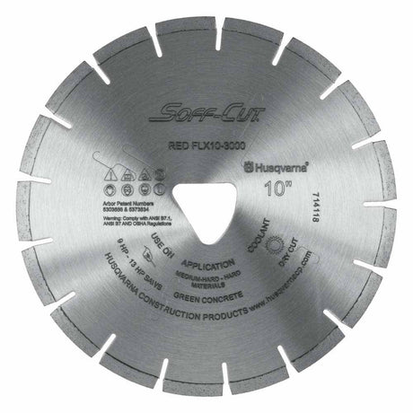 Husqvarna FLX6-3000 Blade/Skidplate - Early Entry Concrete Cutting Diamond Blade