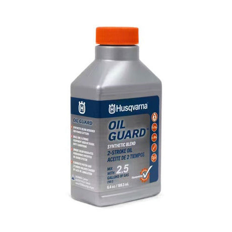 Husqvarna 593152702 6.4 oz Oil Guard 2 Stroke 2 Cycle Engine Oil for 2 1/2 Gal Gas Mix