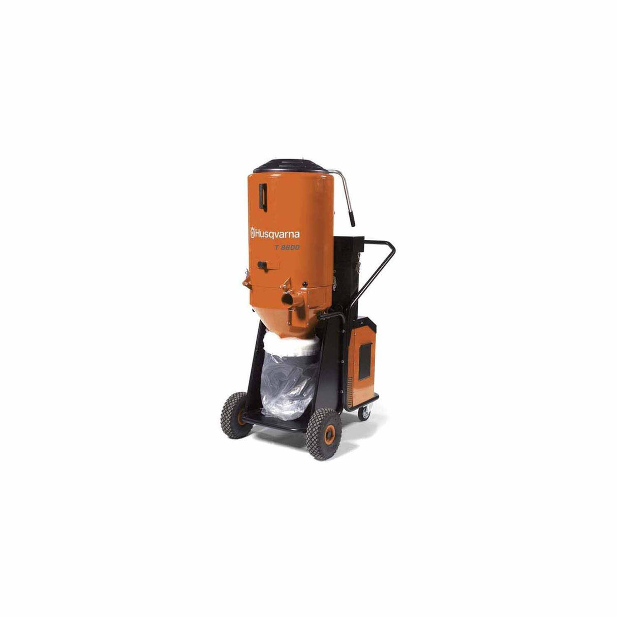 Husqvarna 967664201 T 8600 Industrial Dust Extractor, 480V 3-Phase, HEPA H13, Longopac Bag System