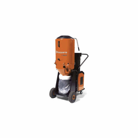 Husqvarna 967664201 T 8600 Industrial Dust Extractor, 480V 3-Phase, HEPA H13, Longopac Bag System