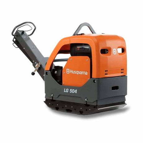 Husqvarna 967855522 LG 504 Reversible Plate Compactor, 27.56 in Plate, Hatz Diesel