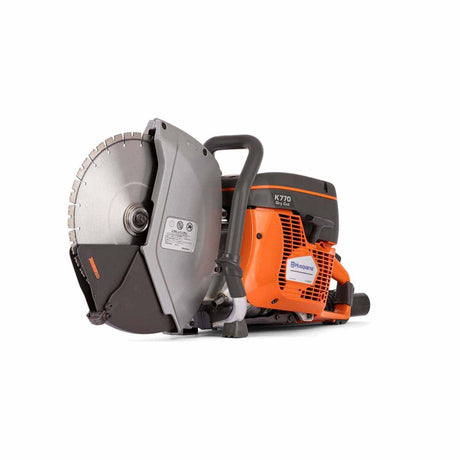 Husqvarna 967942001 K 770 Dry Cut Gas Power Cutter with Integrated Dust Extraction, 12 in Blade