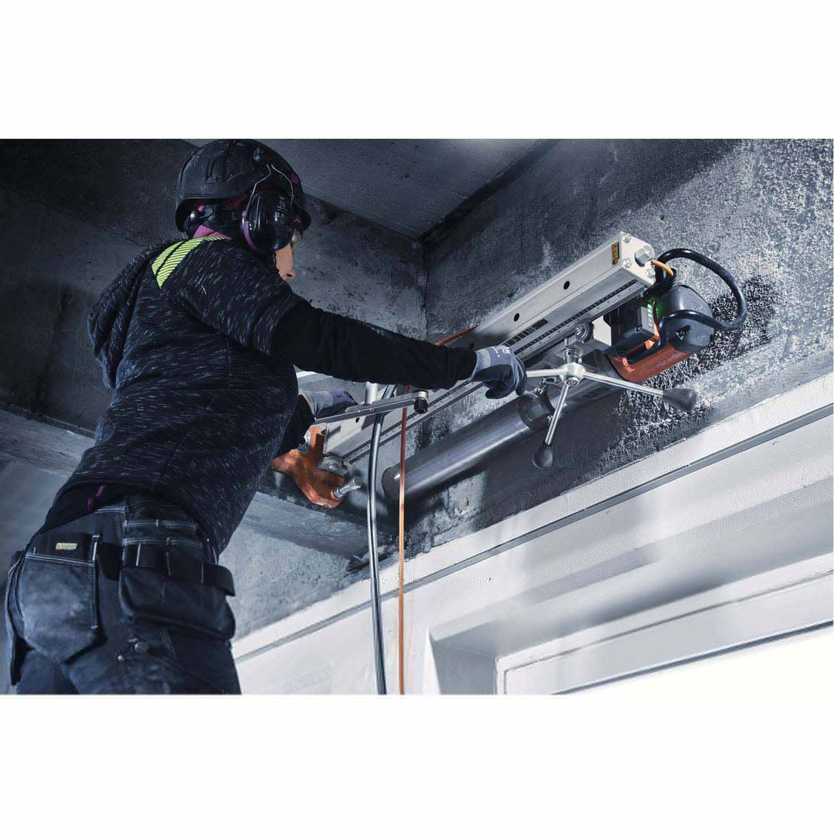 Husqvarna 970455301 DMS 400 ATS Electric Core Drill and Stand - 7