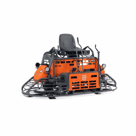Husqvarna 970461604 CRT 48 Ride-On Power Trowel, 48 Inch, 37 hp Vanguard Petrol Engine