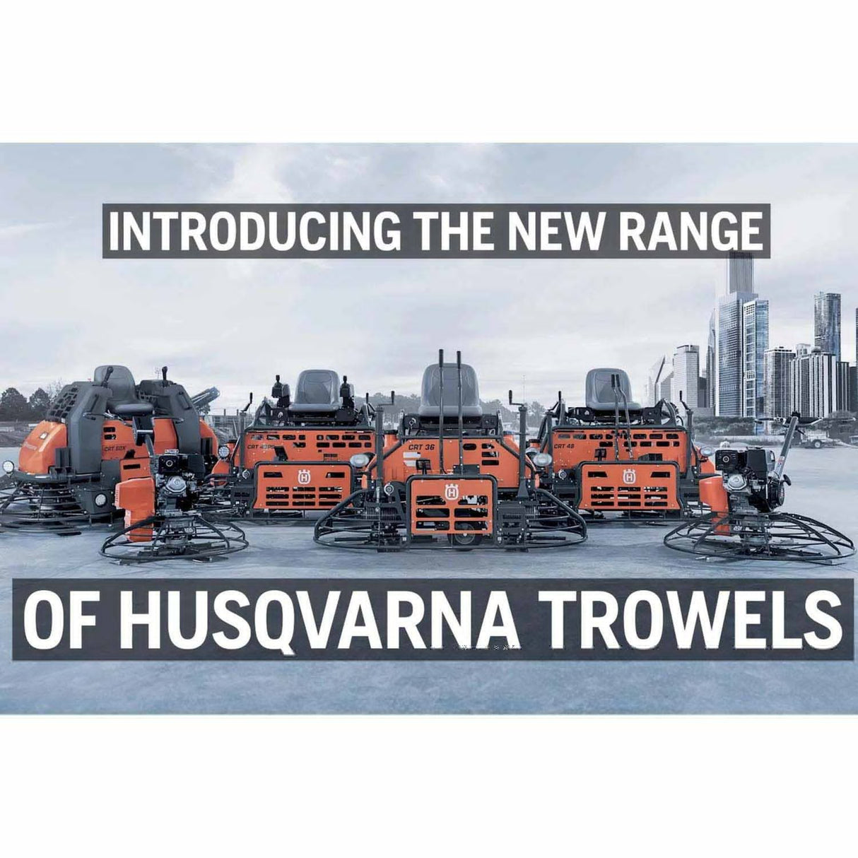Husqvarna 970461801 CRT 60X Ride-On Power Trowel, 60 in Troweling Diameter, Diesel, 74 hp - 9