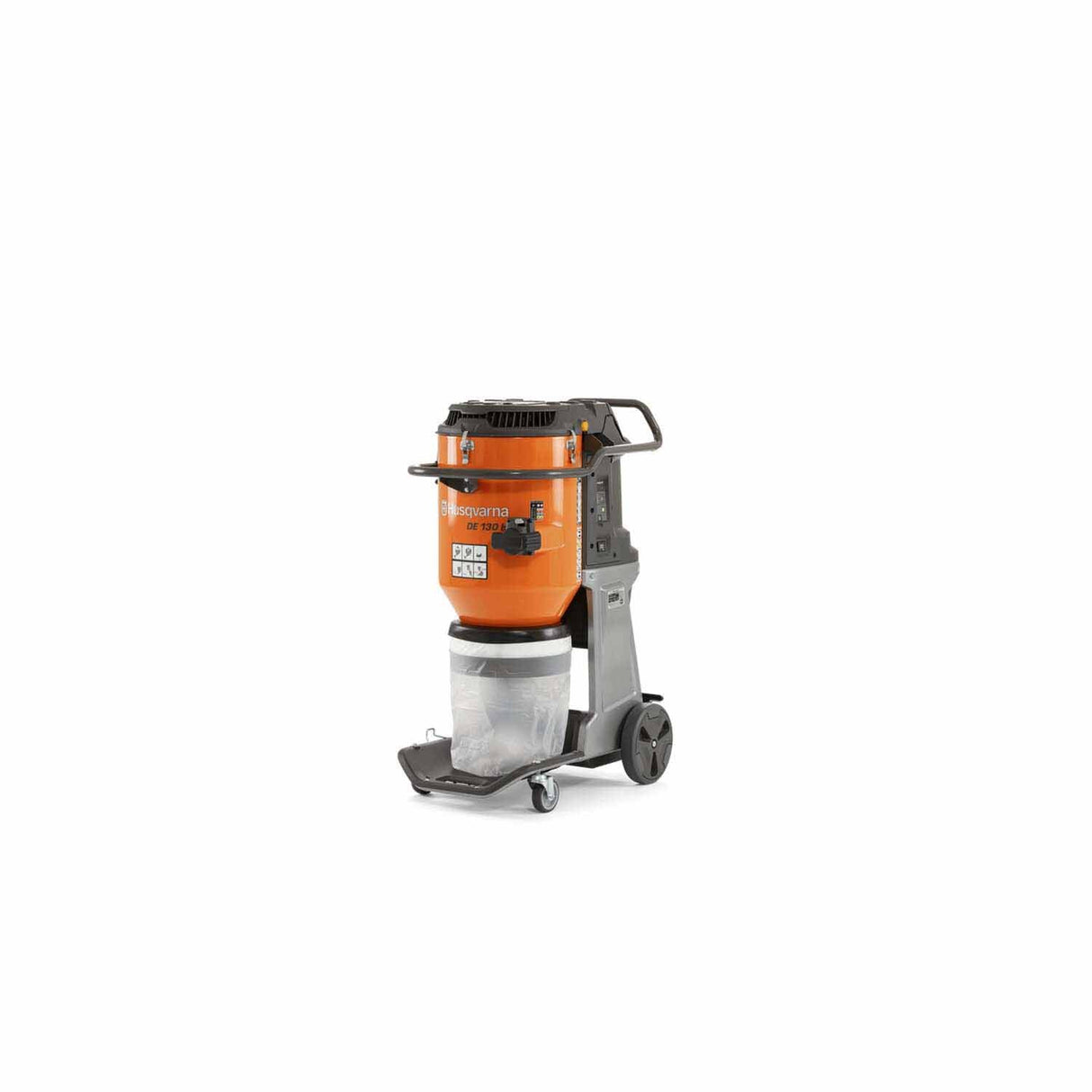 Husqvarna 970519505 DE 130 H Single-Phase H/HEPA Dust Extractor, 230V 30A - 3