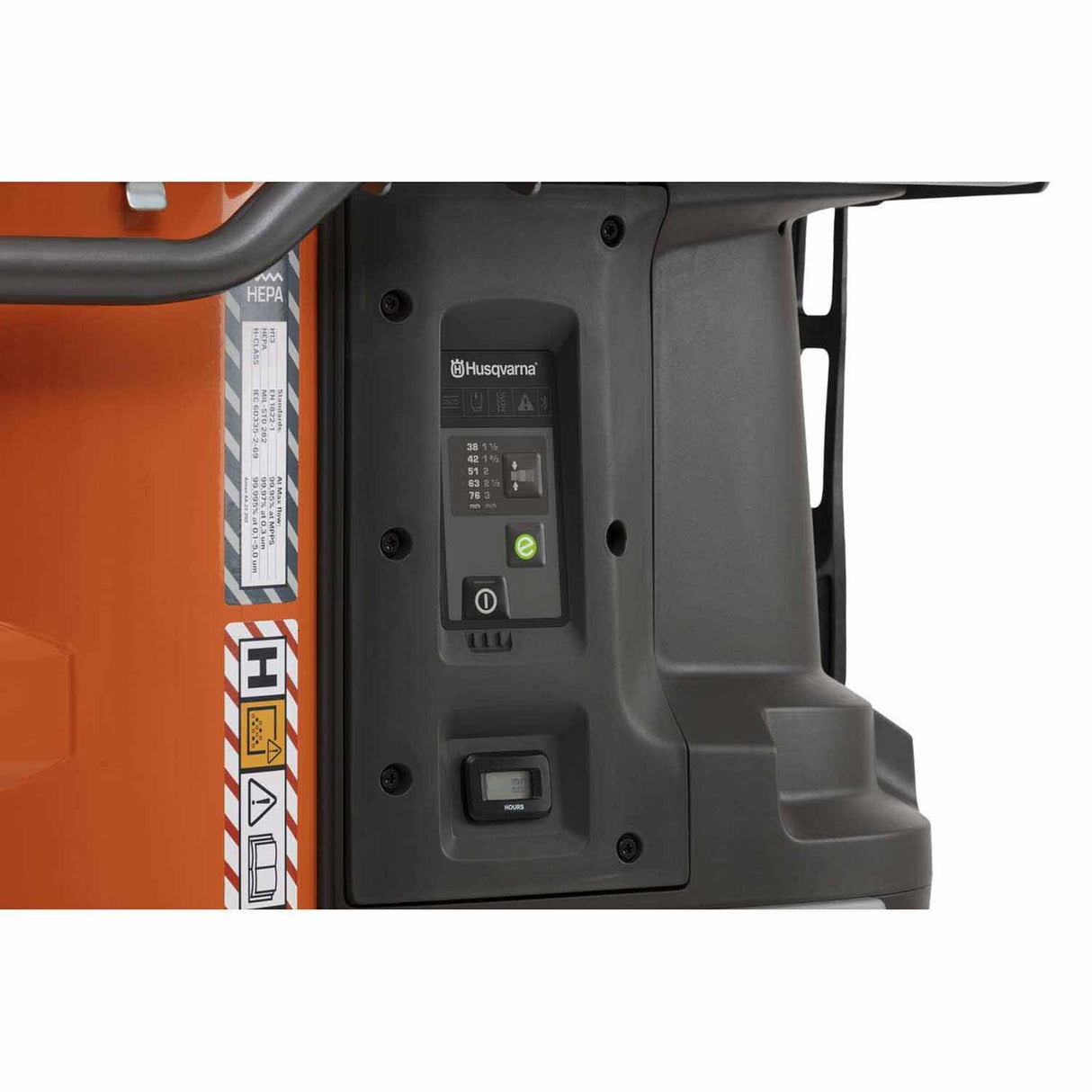 Husqvarna 970519505 DE 130 H Single-Phase H/HEPA Dust Extractor, 230V 30A - 9