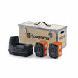 Husqvarna 970699302 B380X PACE Power Kit Pro w/ High-Capacity Batteries/ Charger