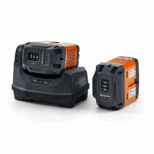 Husqvarna 970712201 B750X PACE Power Pack with C1800X Charger (2 Batteries + Charger)