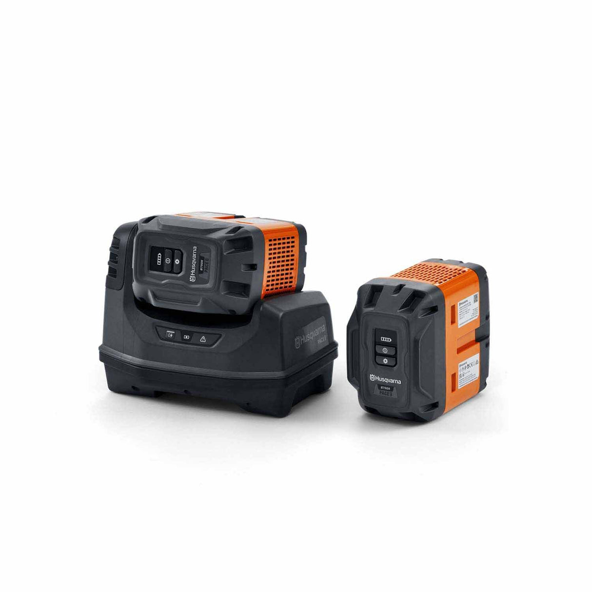 Husqvarna 970712201 B750X PACE Power Pack with C1800X Charger (2 Batteries + Charger)