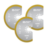 Imperial Blades IBOAT410-3 3-1/8" One Fit Storm Titanium Thin Metal Segment Blade 3 Pcs