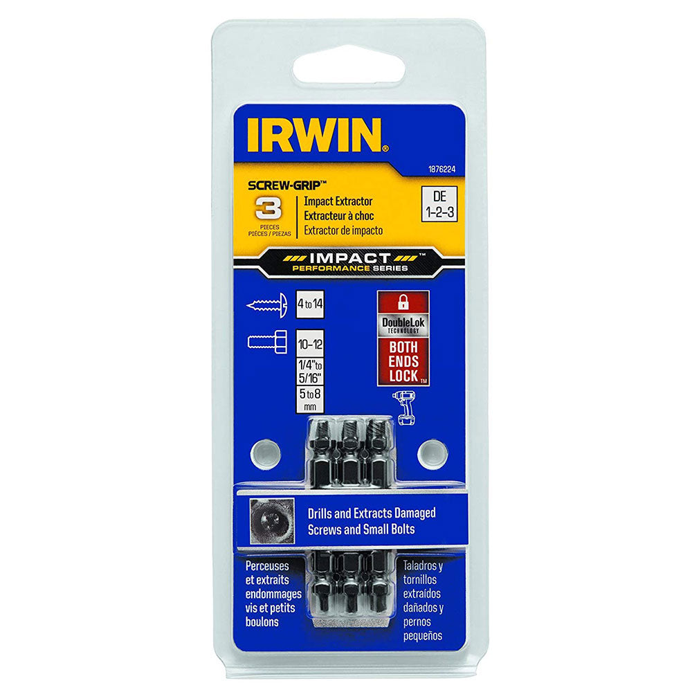 Irwin 1876224 IMPACT SCREW EXTRACTOR 3PC SET