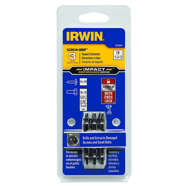 Irwin 1876224 IMPACT SCREW EXTRACTOR 3PC SET