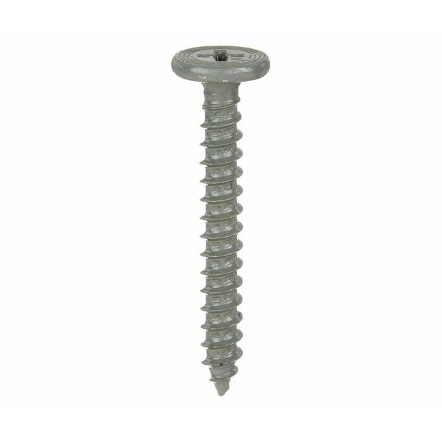 ITW Buildex 1596553 10-16 x 1" Pancake Head Self-Piercing Roofing Screw Gray Spex Coated (250 Bag)