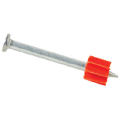 Ramset 1503K 1/2" Zinc Plated Knurled Drive Pin, 100 Pins