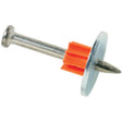 Ramset 1524SDP 3" Zinc Plated Washered Drive Pin, 100 Pins