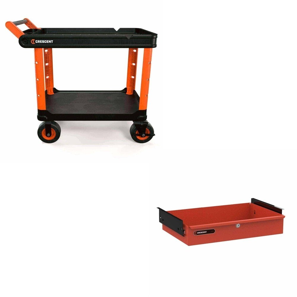 Crescent IUC2S8CBM Utility Cart Kit W/ FREE IUCSTDCRM Tool Drawer