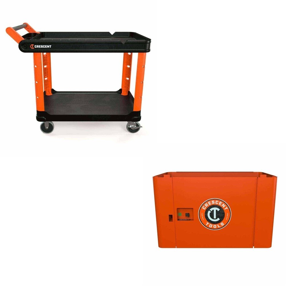Crescent IUC2SCBM Utility Cart Kit W/ FREE IUC1DLCRM Storage Panel