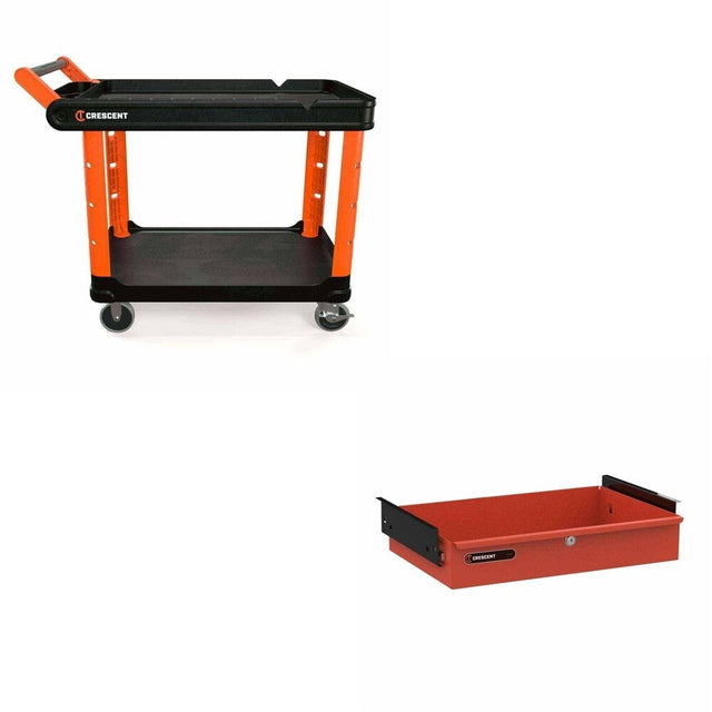 Crescent IUC2SCBM Utility Cart Kit W/ FREE IUCSTDCRM Tool Drawer