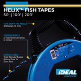 Ideal 31-076 Fish Tape, 100' Helix, Molded Tip - 2