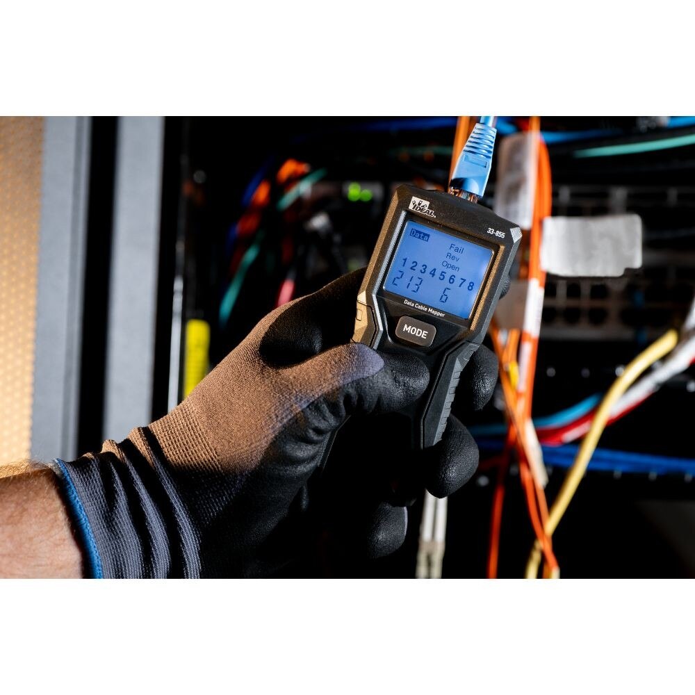 Ideal 33-855 Data/Ethernet LCD Wiremapper - 8