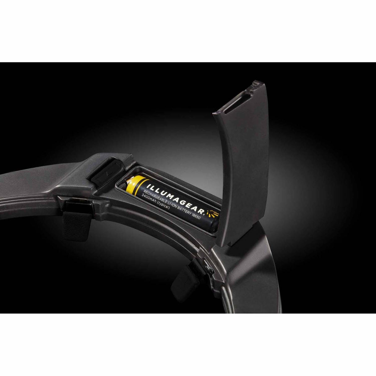 Illumagear S100010-101 Halo SL White Hard Hat Light System with 360 Degree Visibility and Charger (1 Battery) - 4