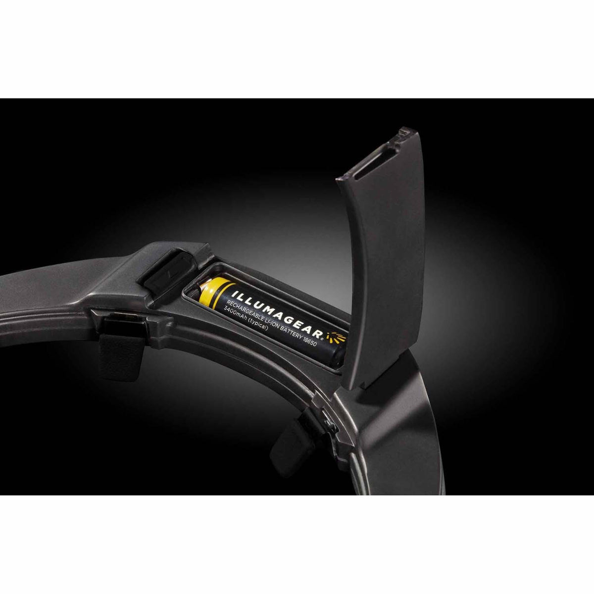 Illumagear S100010-101 Halo SL White Hard Hat Light System with 360 Degree Visibility and Charger (1 Battery) - 4