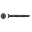 InterCorp D1040 10 x 4" Phillips Bugle Head Fine Thread Self-Drilling Black Drywall Screws