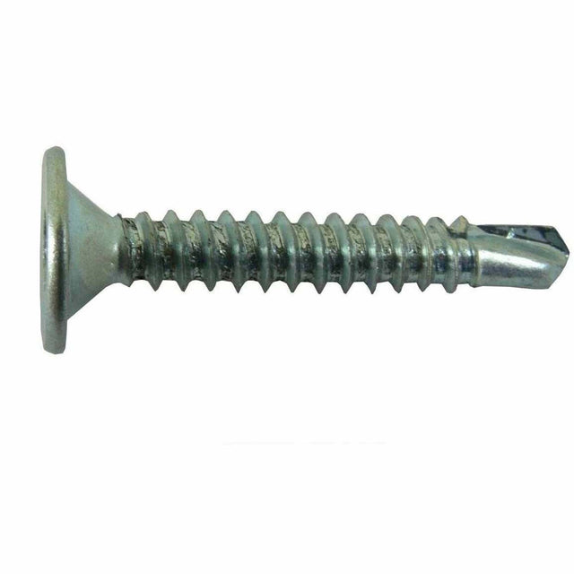 InterCorp W108 Phillips Wafer Head Self-Drilling Screws, Zinc Plated #10-24 x 2 in. (Box)