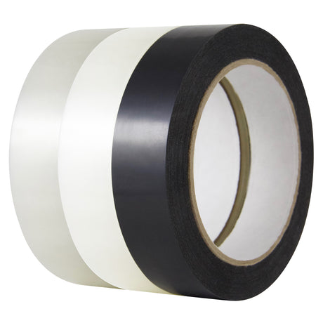 Intertape 100A48W 100A 100# Utility MOPP Tape with Acrylic Adhesive - White 48MM X 55M PLAN-PLAN 36