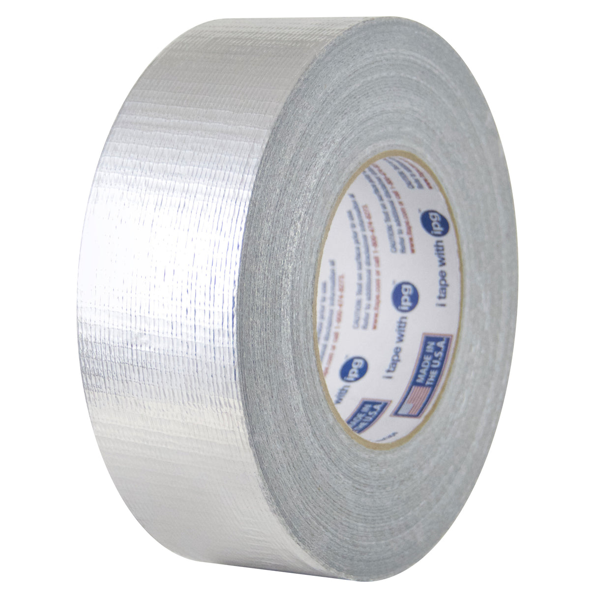 Intertape 82764 AC49 11 Mil Metalized Medium Grade Duct Tape - MET 48MM X 54.8M IPG-IPG 24