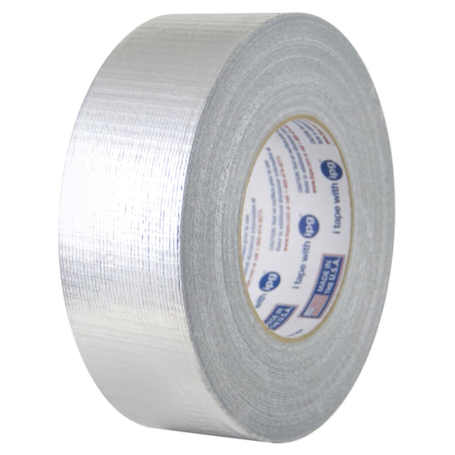 Intertape 82764 AC49 11 Mil Metalized Medium Grade Duct Tape - MET 48MM X 54.8M IPG-IPG 24