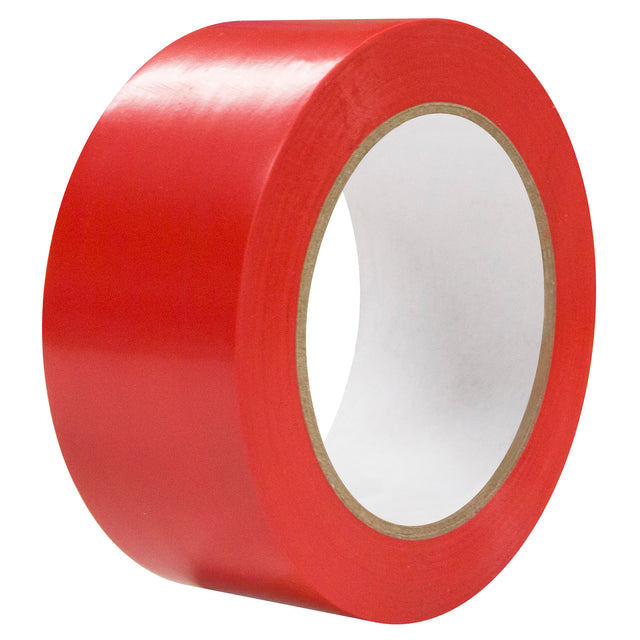 Intertape 86609 AISLE TAPE 6 mil PVC Tape with Rubber Adhesive - Red 2" X 36YD PR-PL 24