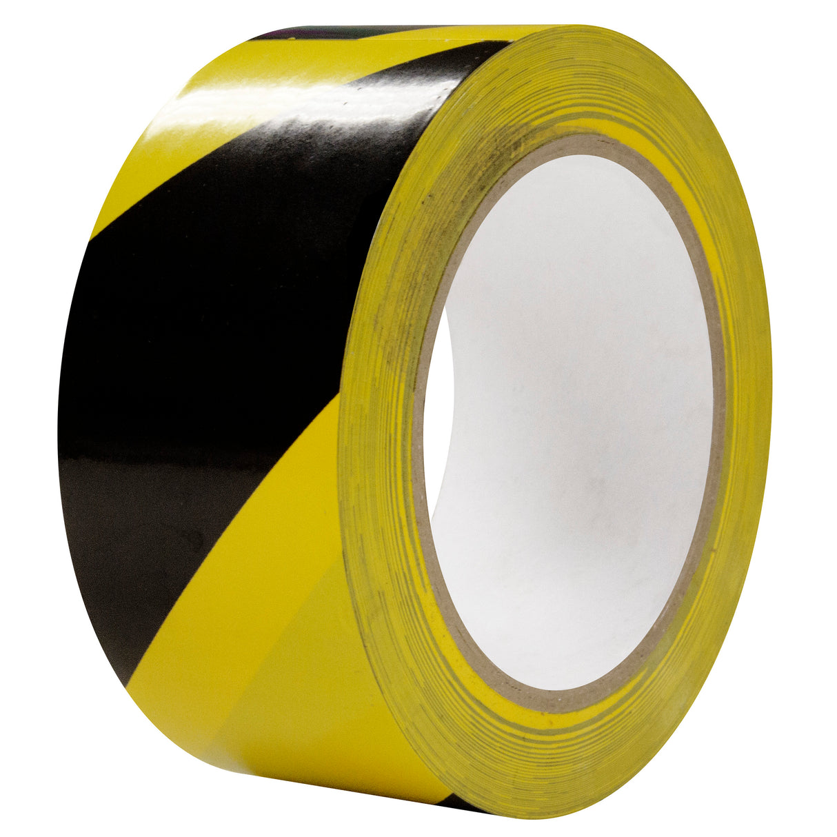 Intertape 86616 AISLE TAPE 6 mil PVC Tape with Rubber Adhesive - Black & Yellow 2" X 36YD PR-PL 24