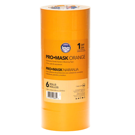 Intertape 99665 PG505 Utility Paper Masking Tape - Orange 48MM X 54.8M IPG-PL 24