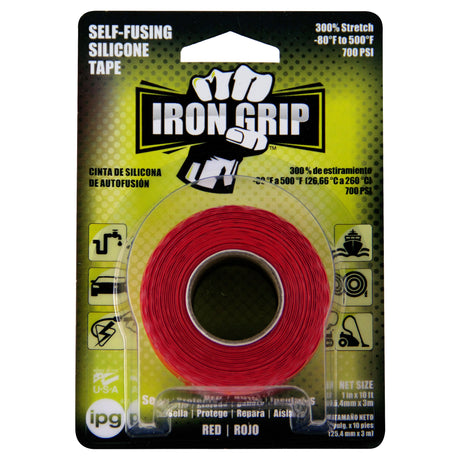 Intertape 99693 SILICONE TAPE Silicone Backed Self-Fusing Repair Tape - Red 1" X 10' PLN-PLN 6