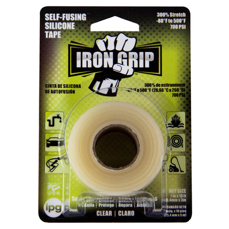 Intertape 99695 SILICONE TAPE Silicone Backed Self-Fusing Repair Tape - Clear 1" X 10' PLN-PLN 6