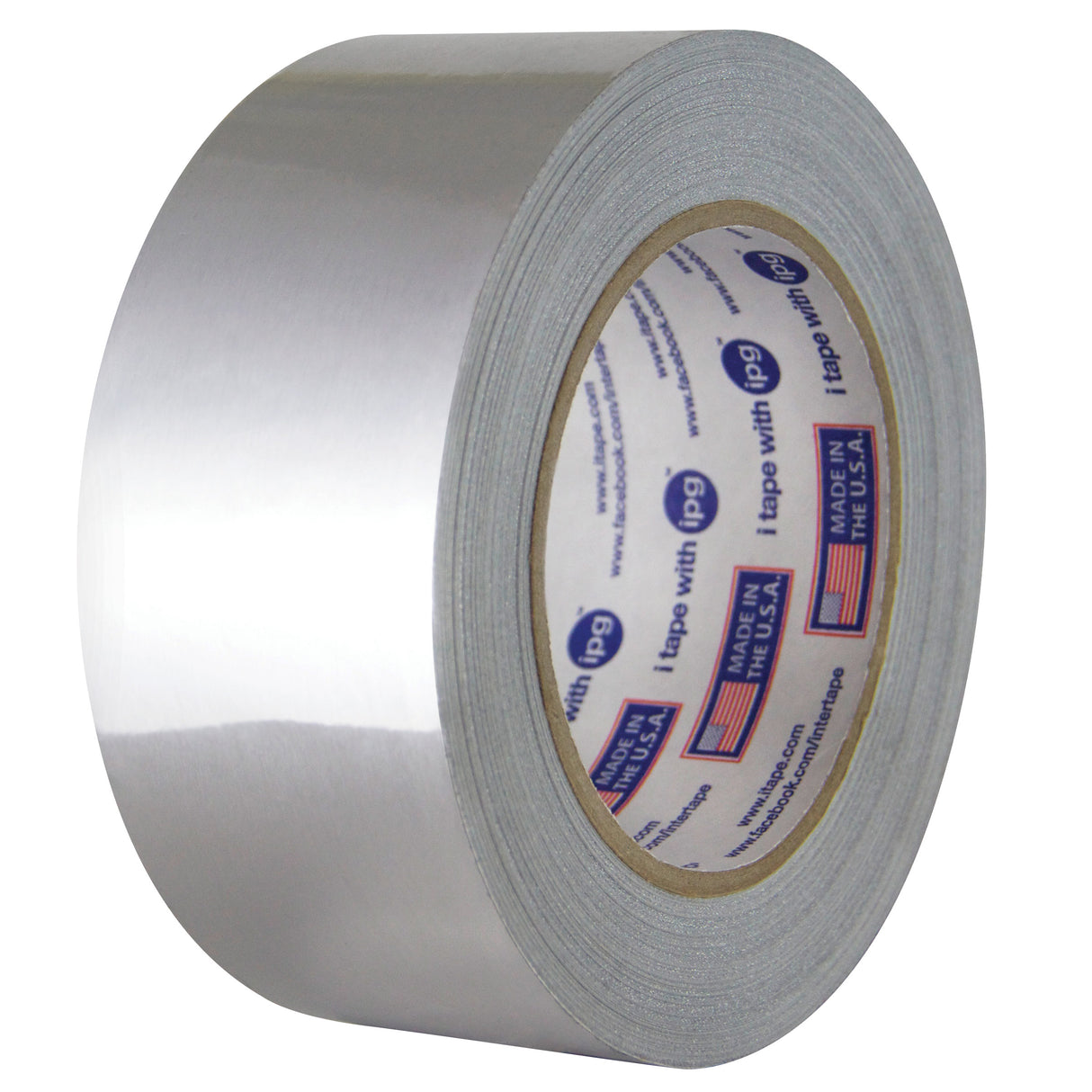 Intertape ALF200L02560 ALF200L 2 Mil Medium Grade Aluminum Foil Tape With Liner - Silver 2.5" X 60YD IP-IP 16